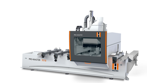PRO-MASTER 7018 de HOLZ-HER Vista total de la PRO-MASTER 7018 de HOLZ-HER.
