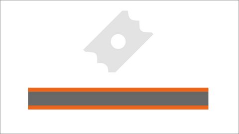 Rascador de agregados múltiples para el perfecto alisado de radios y chaflanes en bordes de plástico con dos perfiles. Rascador de agregados múltiples para el perfecto alisado de radios y chaflanes en bordes de plástico con dos perfiles.