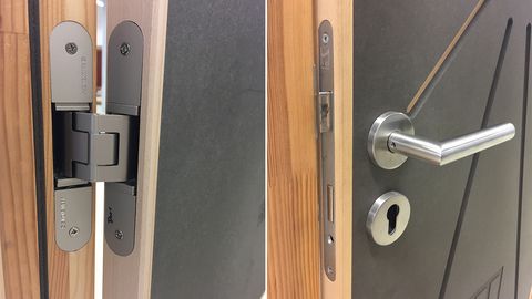 El paquete de puertas permite el procesamiento completo de las hojas de la puerta hasta un espesor máximo de 70 mm. El paquete de puertas permite el procesamiento completo de las hojas de la puerta hasta un espesor máximo de 70 mm.