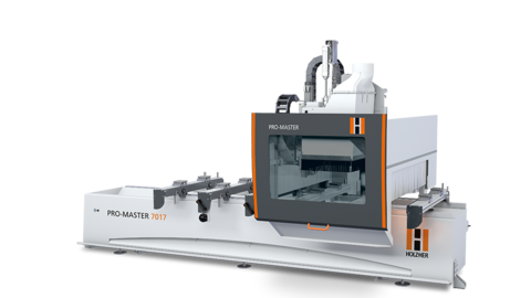 PRO-MASTER 7017 de HOLZ-HER. Vista total de la PRO-MASTER 7017 de HOLZ-HER.